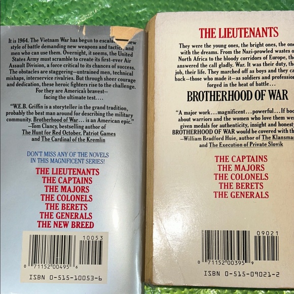 Original Paperbacks Brotherhood of War Book Set - Black, Blue, Red - Picture 4 of 7